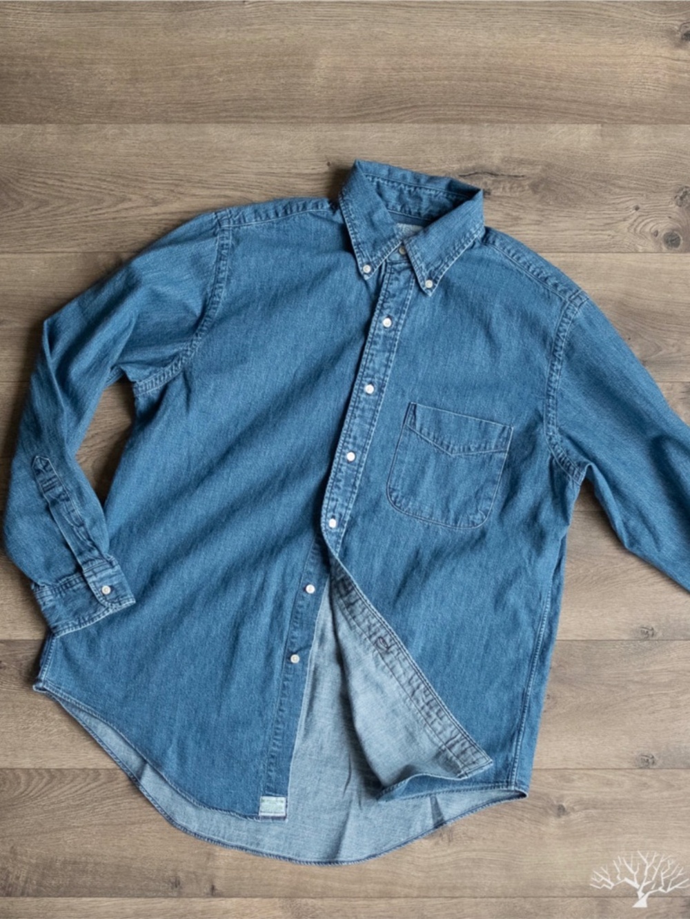 Standard Button Down Shirt - Denim Used - Picture 1 of 4
